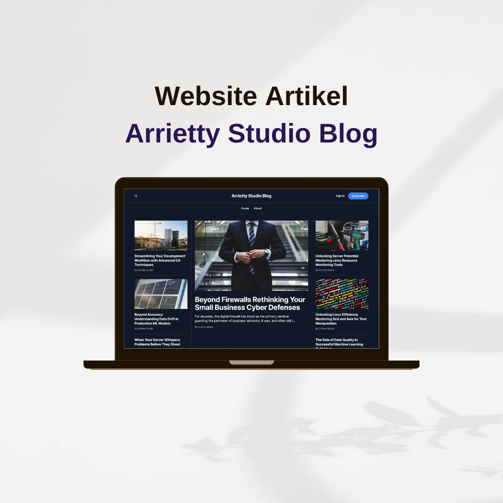Website Artikel Arrietty Studio Blog