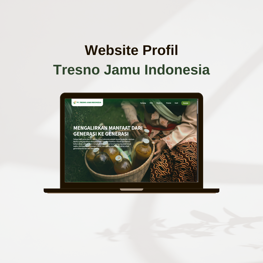 Website Profil Tresno Jamu Indonesia